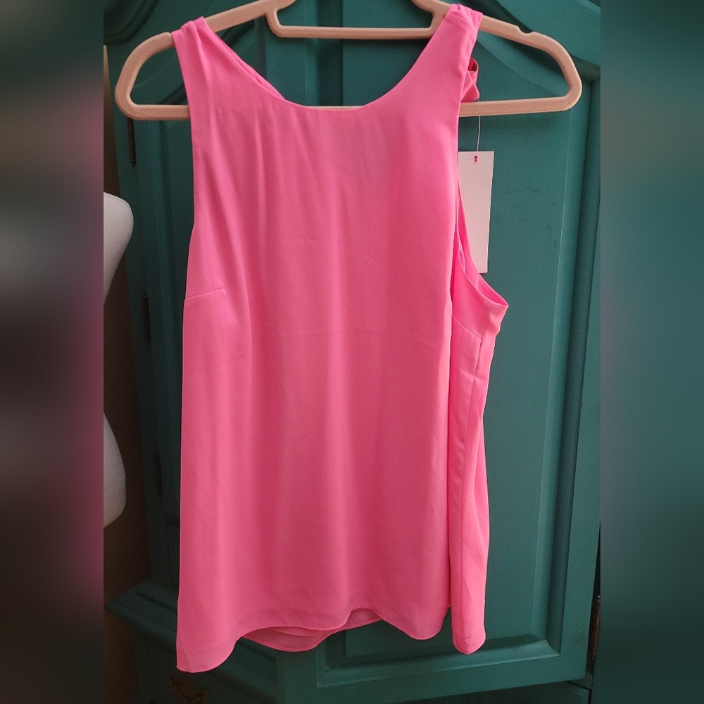 NWT Lilly Pulitzer Bright Pink Sleeveless Tank Top